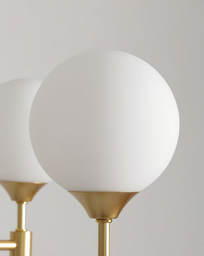 Brass Globe Pendant Chandelier Light