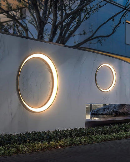 Celestial Moon LED Outdoor Wall Sconce