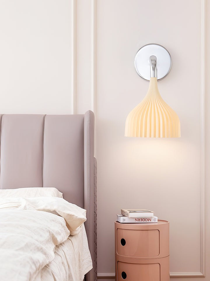 Chrome E14 Wall Sconce with LED & Edison Bulb Options