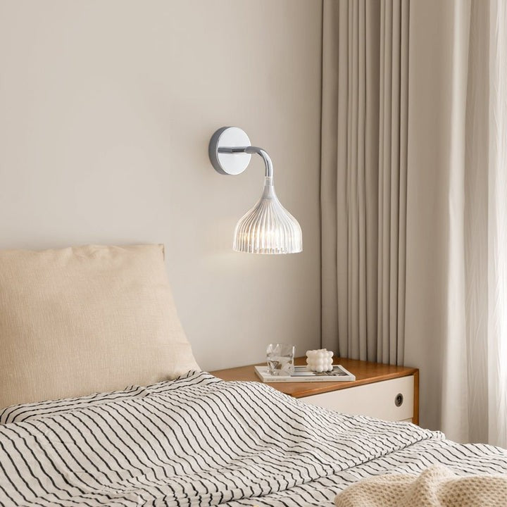 Chrome E14 Wall Sconce with LED & Edison Bulb Options