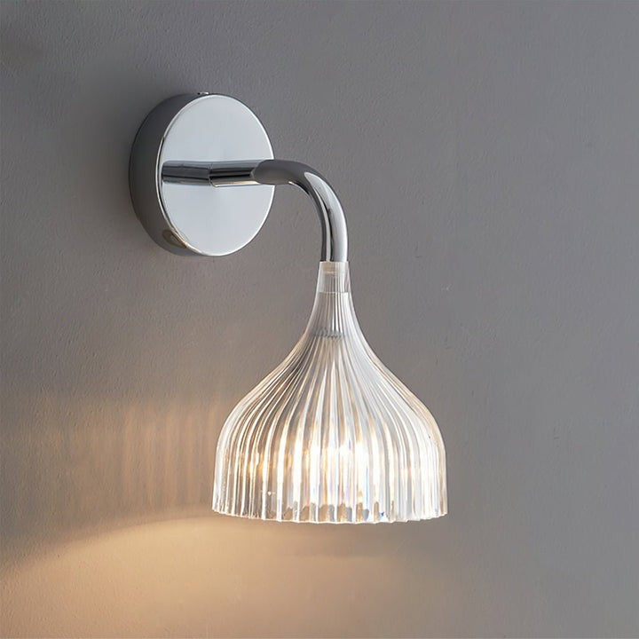 Chrome E14 Wall Sconce with LED & Edison Bulb Options
