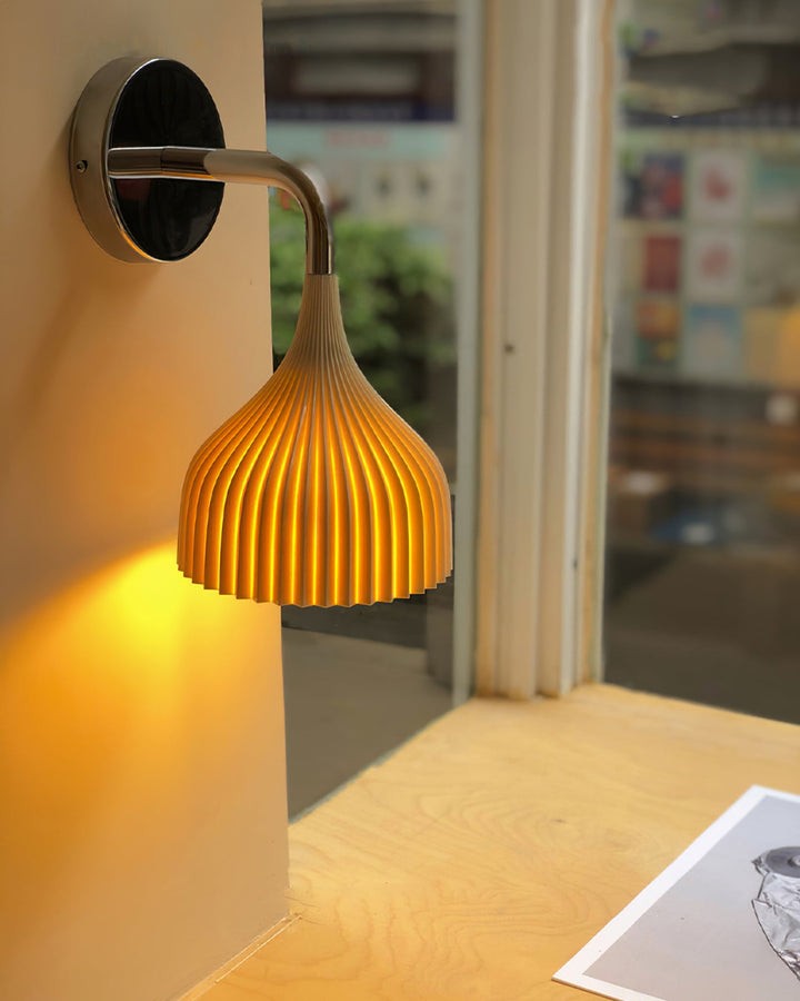 Chrome E14 Wall Sconce with LED & Edison Bulb Options