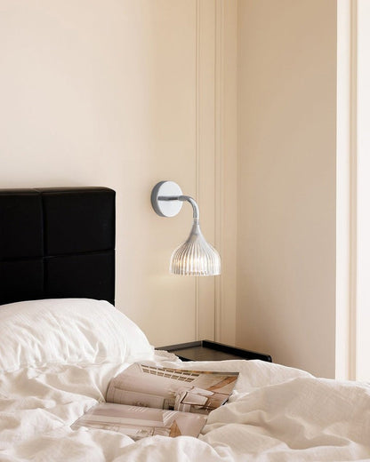 Chrome E14 Wall Sconce with LED & Edison Bulb Options