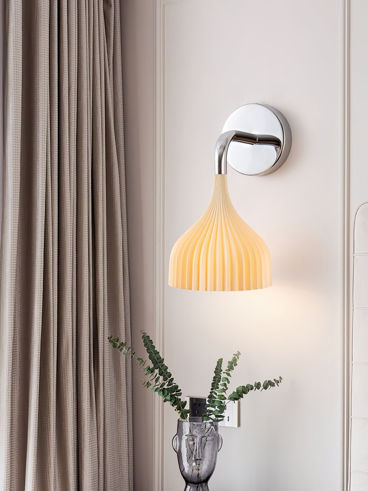 Chrome E14 Wall Sconce with LED & Edison Bulb Options