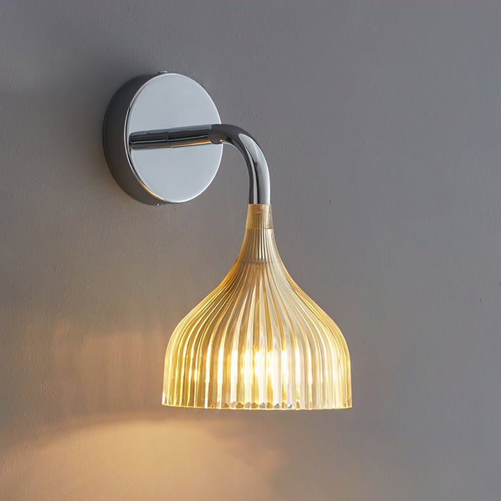 Chrome E14 Wall Sconce with LED & Edison Bulb Options