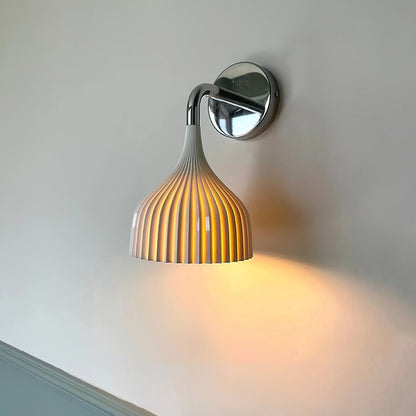 Chrome E14 Wall Sconce with LED & Edison Bulb Options