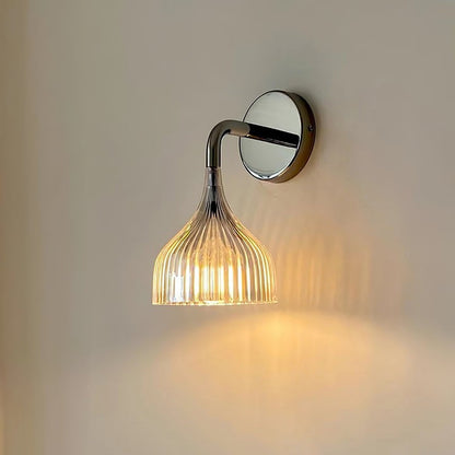 Chrome E14 Wall Sconce with LED & Edison Bulb Options