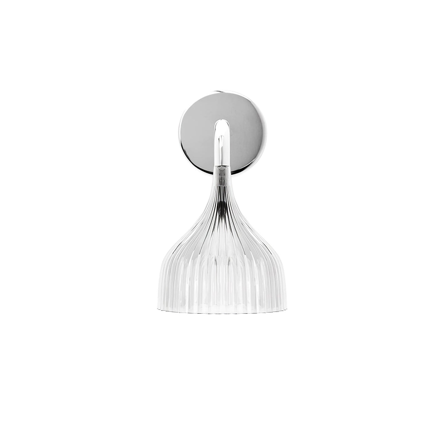 Chrome E14 Wall Sconce with LED & Edison Bulb Options