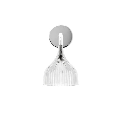 Chrome E14 Wall Sconce with LED & Edison Bulb Options