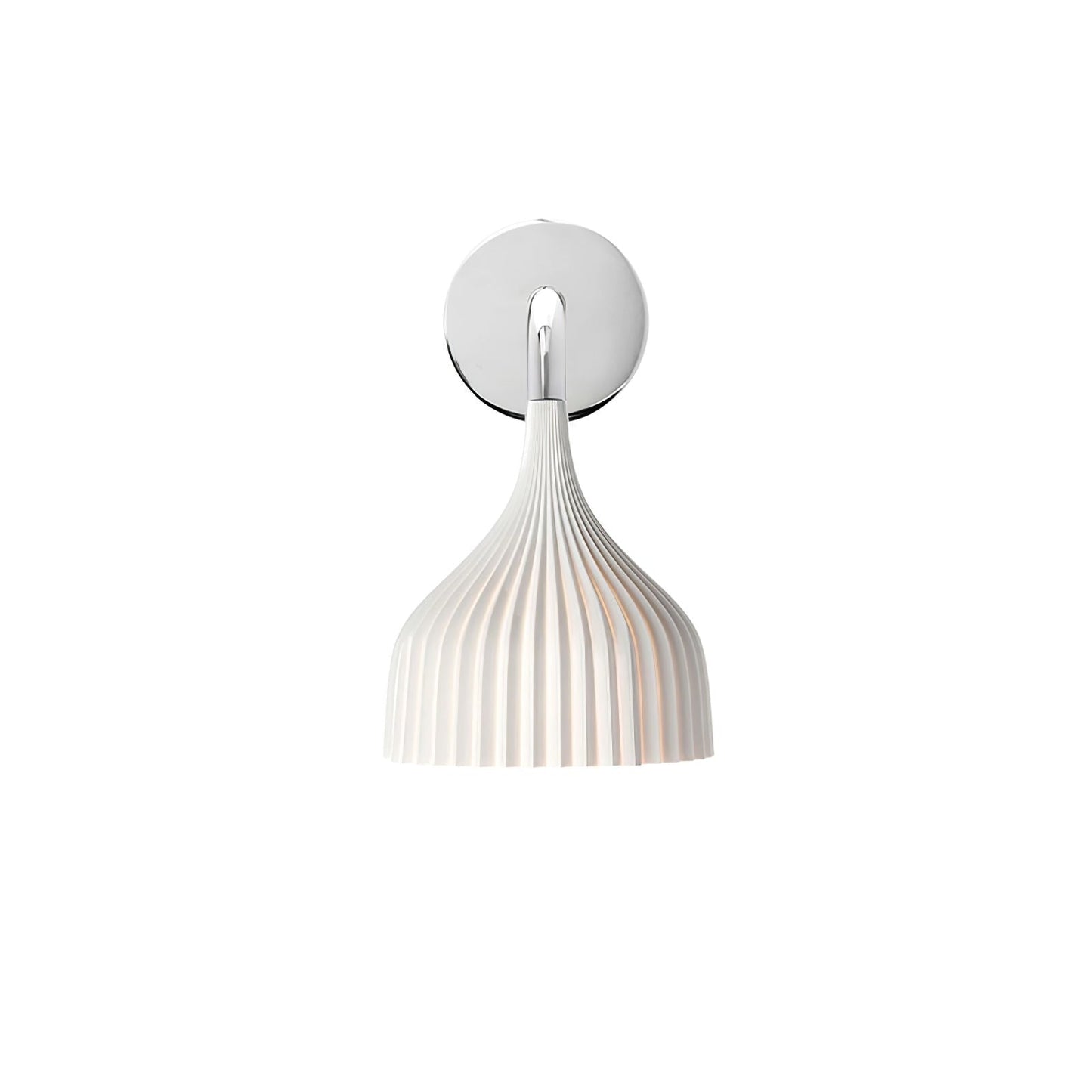 Chrome E14 Wall Sconce with LED & Edison Bulb Options