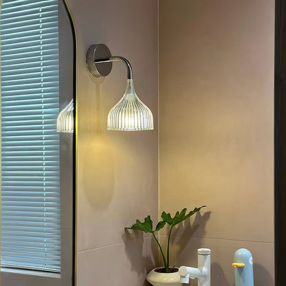 Chrome E14 Wall Sconce with LED & Edison Bulb Options