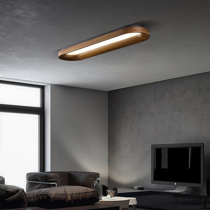 Cloud-Inspired LED Wood Ceiling Light