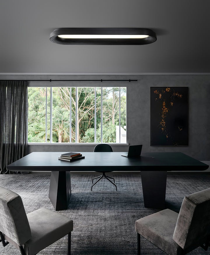 Cloud-Inspired LED Wood Ceiling Light