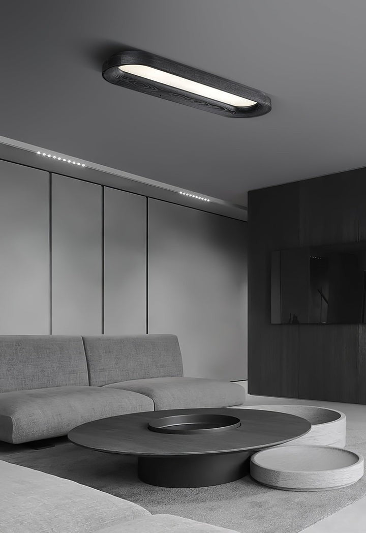 Cloud-Inspired LED Wood Ceiling Light