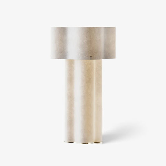 Cloud-Shaped White Fiberglass LED Floor Lamp