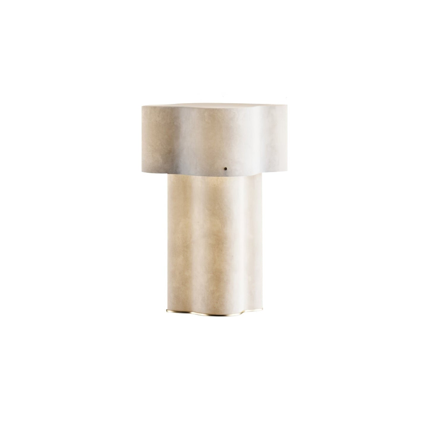 Cloud-Shaped White Fiberglass LED Floor Lamp