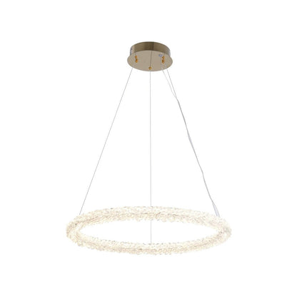 Contemporary Crystal Loop Island Chandelier