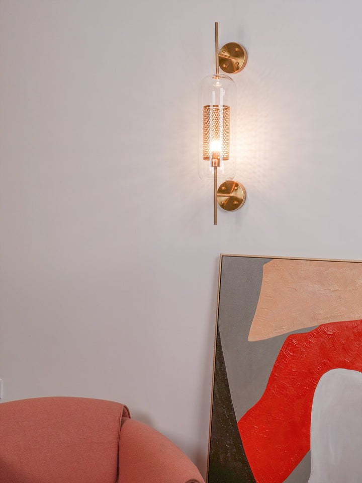 Contemporary Glass Wall Light – Sphere & Capsule