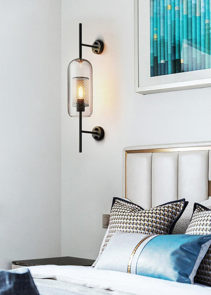 Contemporary Glass Wall Light – Sphere & Capsule