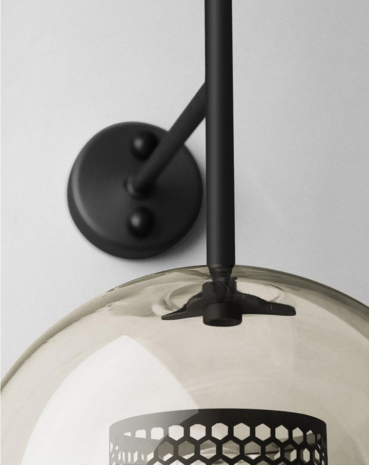 Contemporary Glass Wall Light – Sphere & Capsule