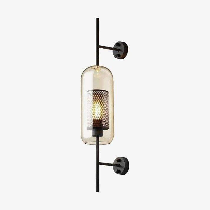 Contemporary Glass Wall Light – Sphere & Capsule