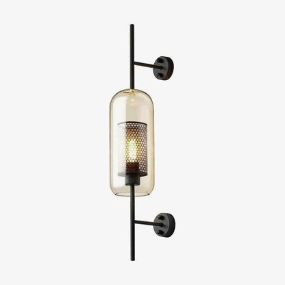 Contemporary Glass Wall Light – Sphere & Capsule