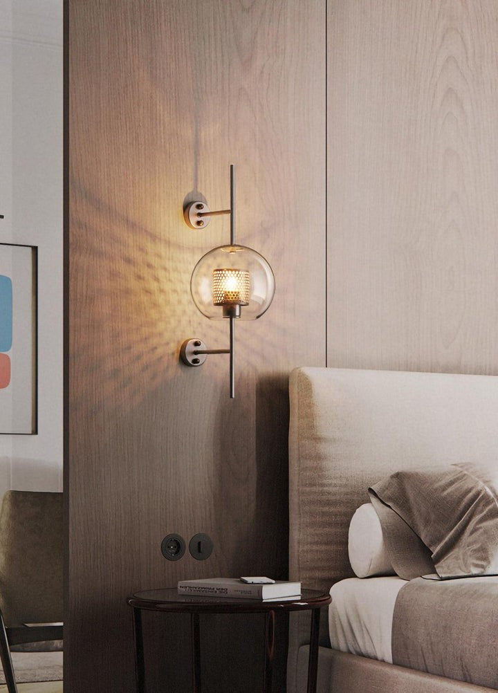 Contemporary Glass Wall Light – Sphere & Capsule