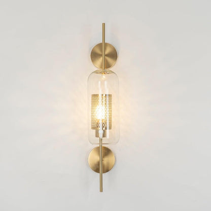 Contemporary Glass Wall Light – Sphere & Capsule