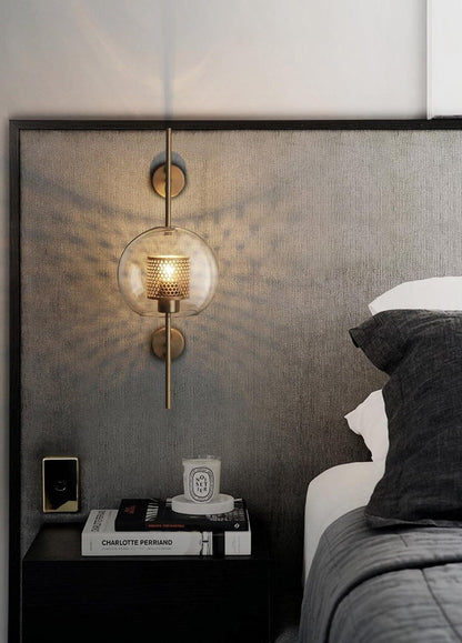 Contemporary Glass Wall Light – Sphere & Capsule