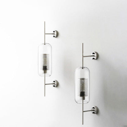 Contemporary Glass Wall Light – Sphere & Capsule