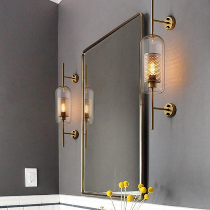 Contemporary Glass Wall Light – Sphere & Capsule
