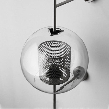 Contemporary Glass Wall Light – Sphere & Capsule