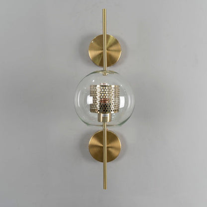 Contemporary Glass Wall Light – Sphere & Capsule