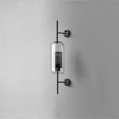 Contemporary Glass Wall Light – Sphere & Capsule