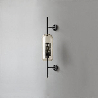 Contemporary Glass Wall Light – Sphere & Capsule