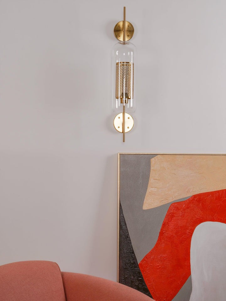 Contemporary Glass Wall Light – Sphere & Capsule