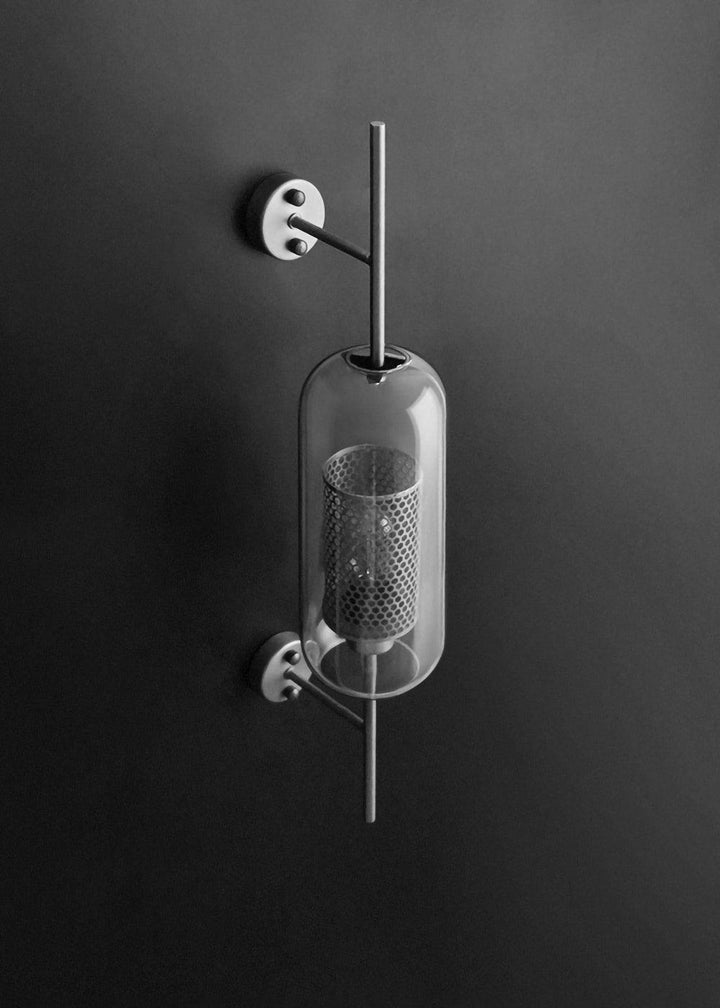 Contemporary Glass Wall Light – Sphere & Capsule