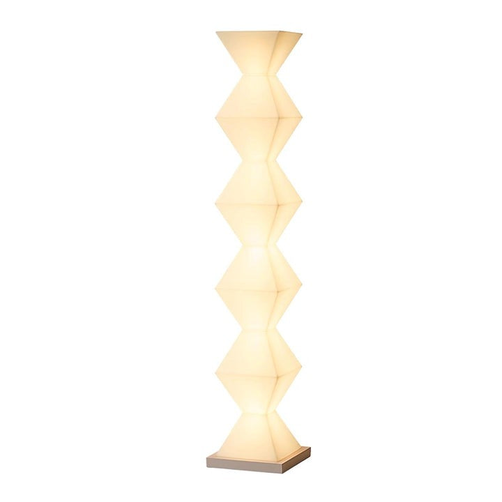 Contemporary Stainless Steel &amp; Glass LED Floor Lamp
