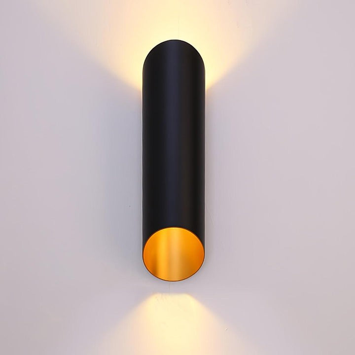 Diagonal Cylinder LED Wall Sconce