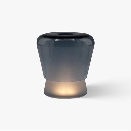 Dual-Layer Mouth-Blown Glass LED Table Lamp