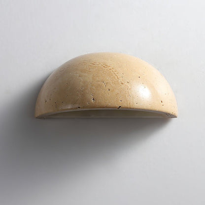 Dusk Glow Travertine Wall Sconce