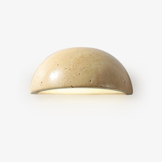 Dusk Glow Travertine Wall Sconce