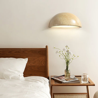 Dusk Glow Travertine Wall Sconce