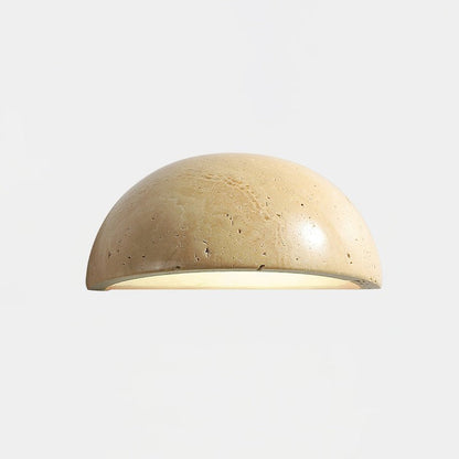 Dusk Glow Travertine Wall Sconce