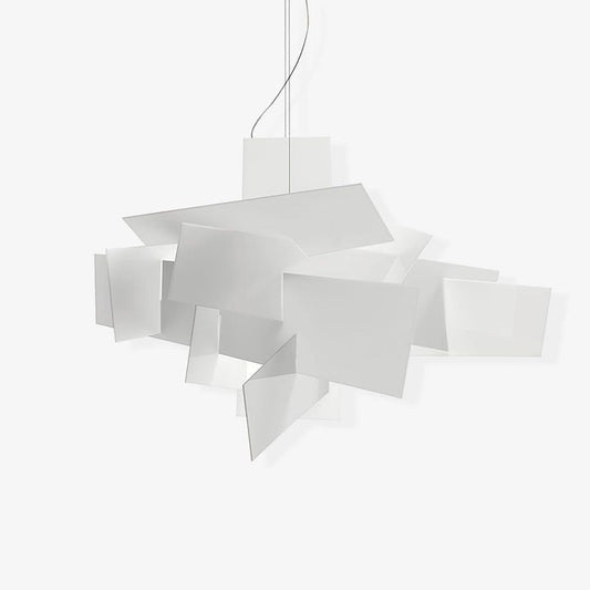 Dynamic Geometric Web Pendant Light