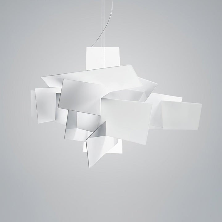 Dynamic Geometric Web Pendant Light