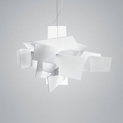 Dynamic Geometric Web Pendant Light