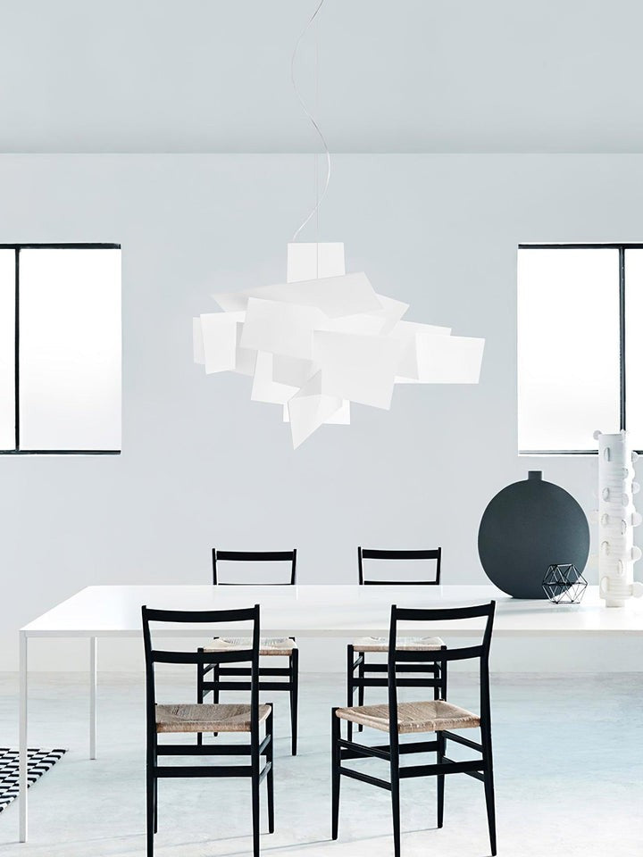 Dynamic Geometric Web Pendant Light