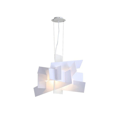 Dynamic Geometric Web Pendant Light