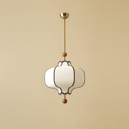 Elegant Fabric Lantern Pendant Light